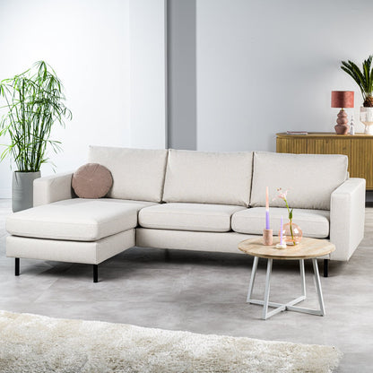 3 seater sofa CL L+R, fabric Dillon, D820 ivory