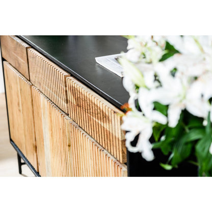 Sideboard, 160 cm, B420 Acacia pure