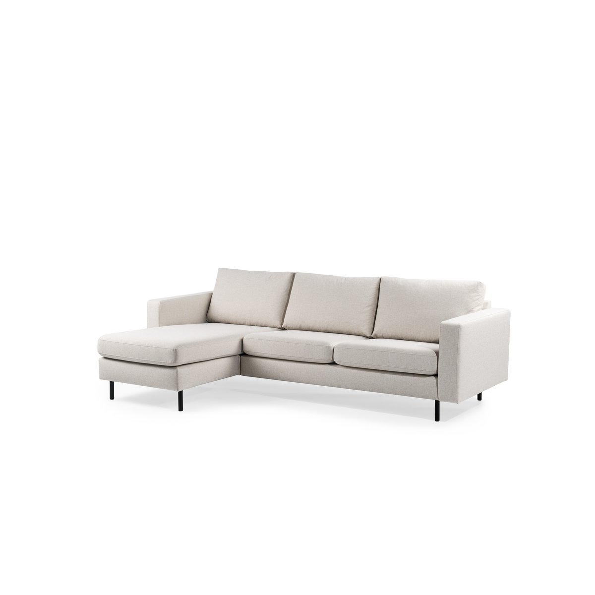 3 seater sofa cl l+r, fabric dillon, d820 ivory