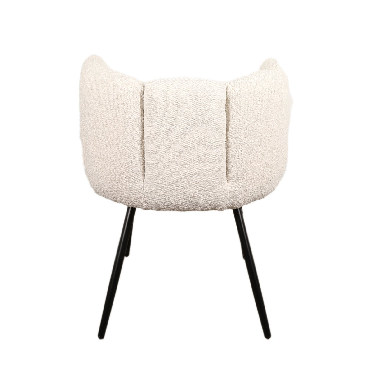 high five chair white pearl (boucle) (set of 2)
