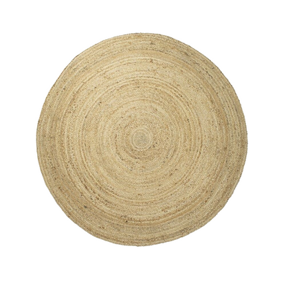 Jute outer rug 200 cm Round Natural