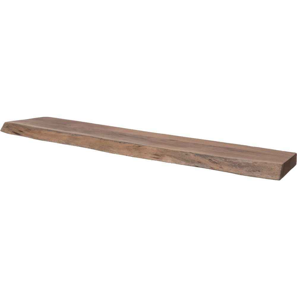 wall shelf pure acacia wood 100 cm