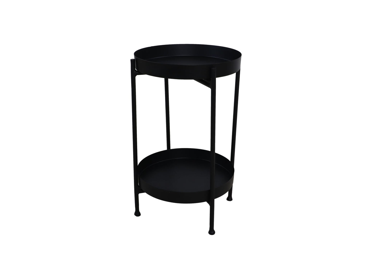 side table - 35x35x50 - black - iron