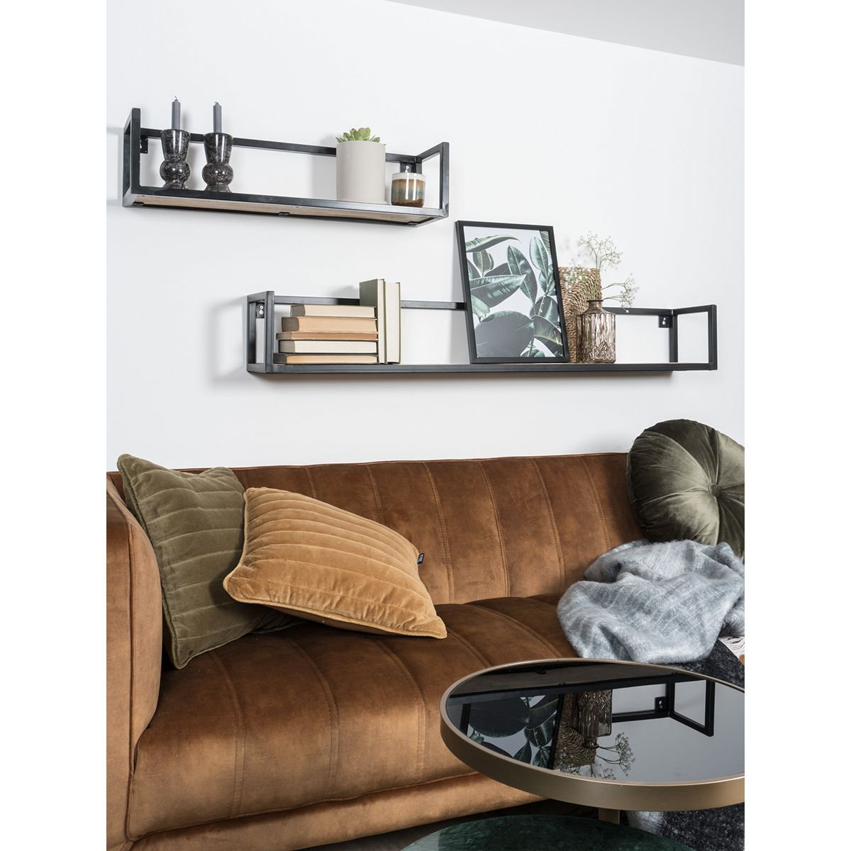 wall shelf vintage 140 cm