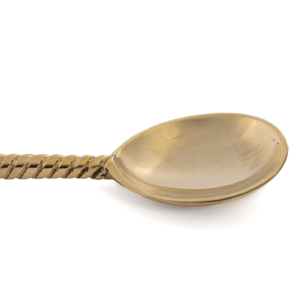 the pineapple salad spoon - gold