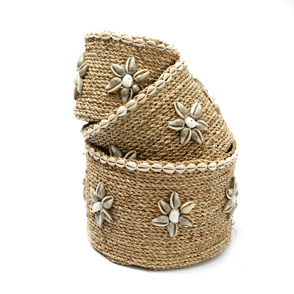 the beach view baskets - set of 3