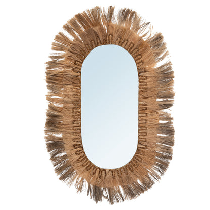 De Grote Ovale Spiegel - Naturel - XL