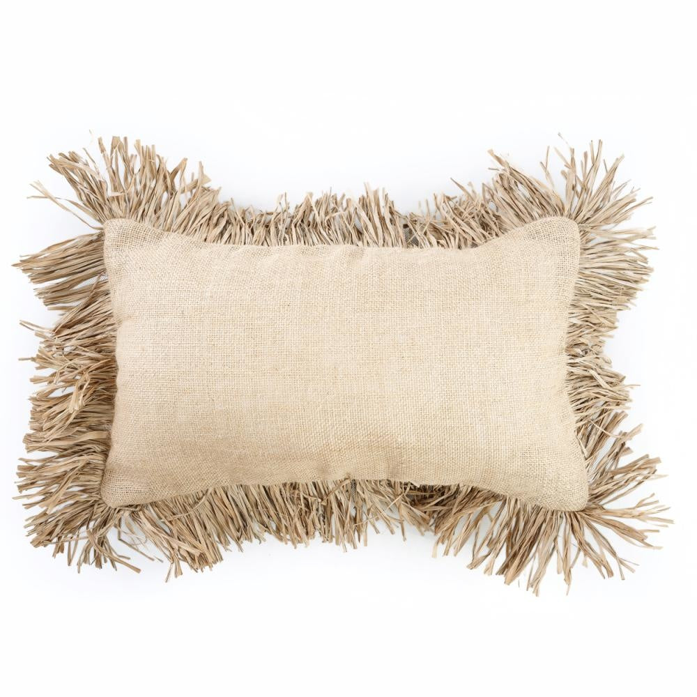 the jute bonita cushion cover - natural - 30x50