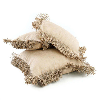 The Jute Bonita Cushion Cover - Natural - 30x50