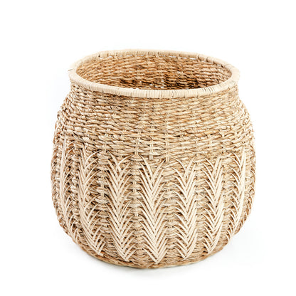 Rattan storage basket De Luziru - Natural - M