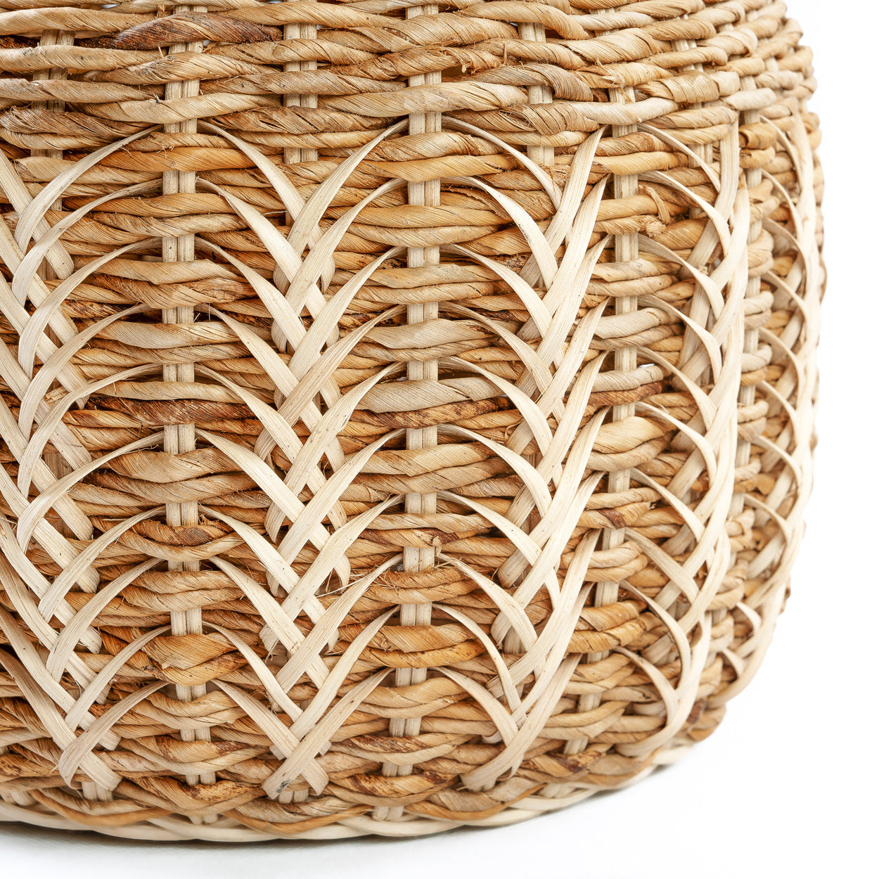 rattan storage basket de luziru - natural - m