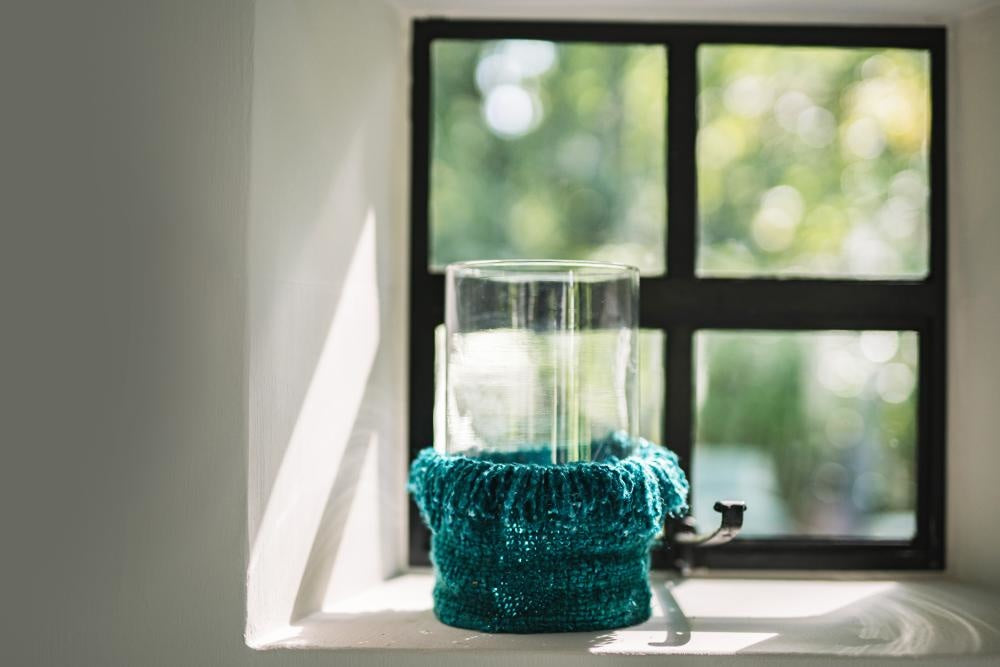 the oh my gee candle holder - aqua - xxl