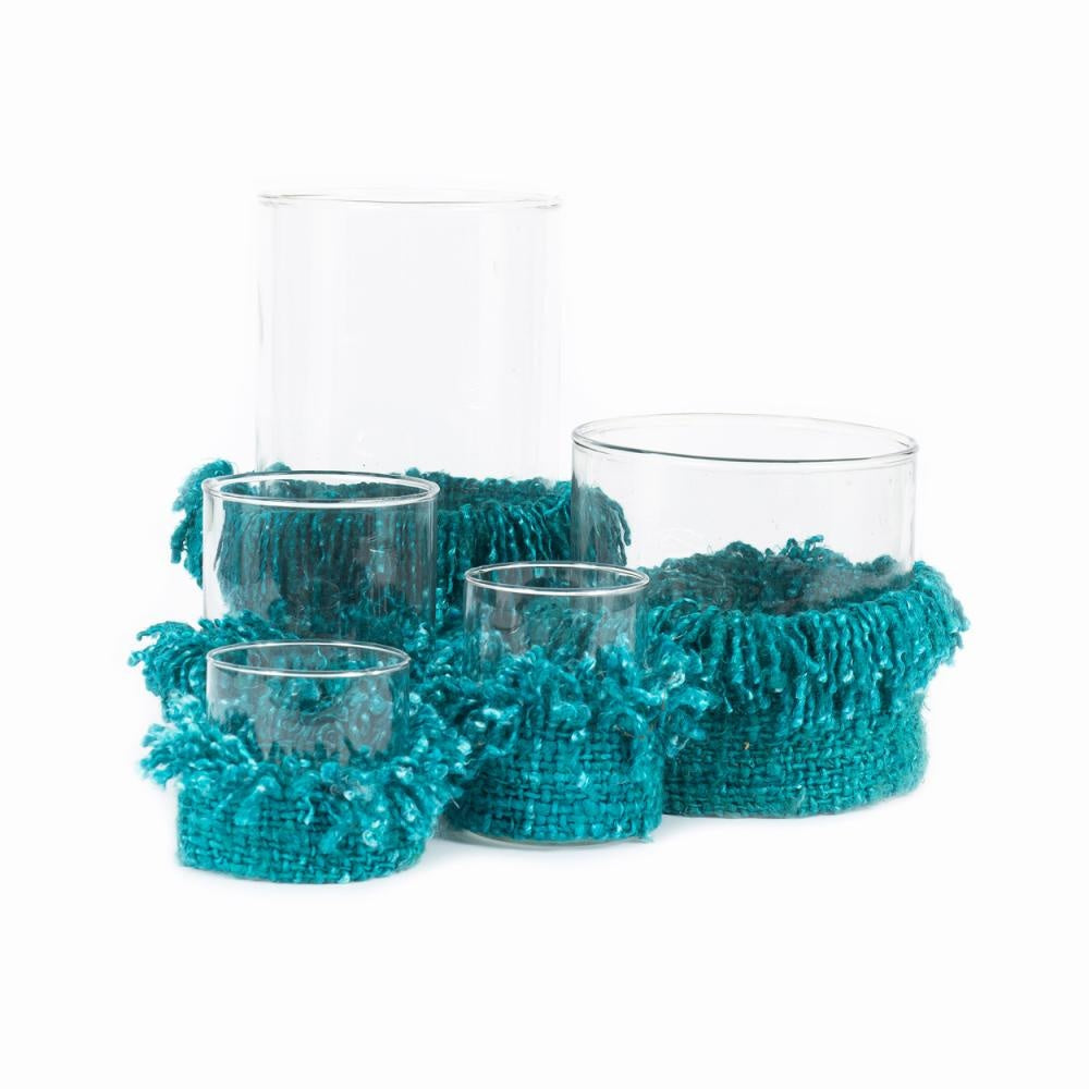 the oh my gee candle holder - aqua - xxl