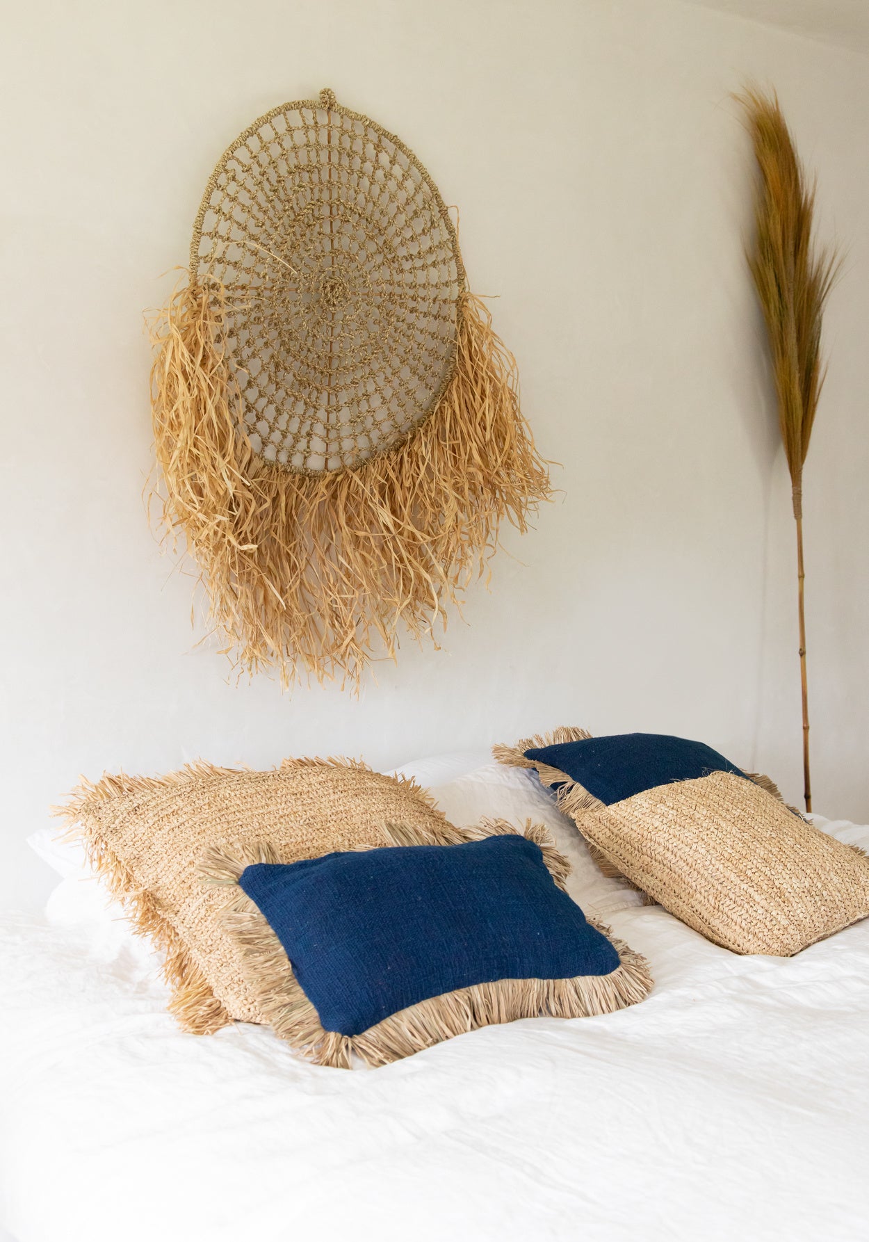 the raffia dreamcatcher - natural