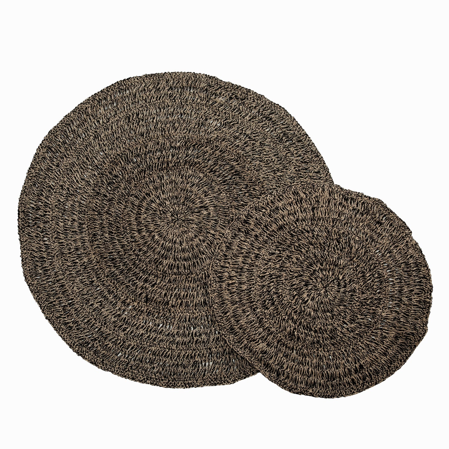 de seagrass tapijt - naturel zwart - 100