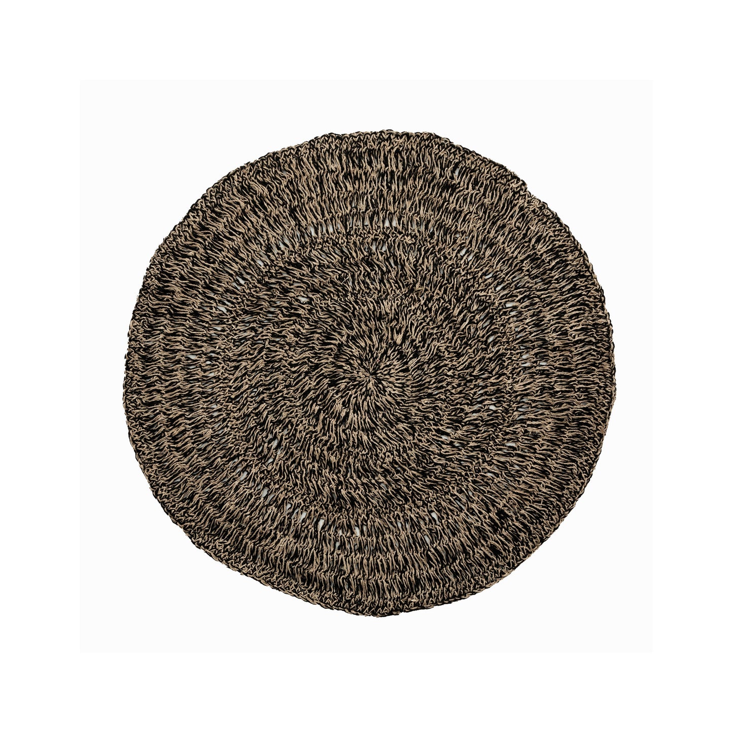 the seagrass carpet - natural black - 100