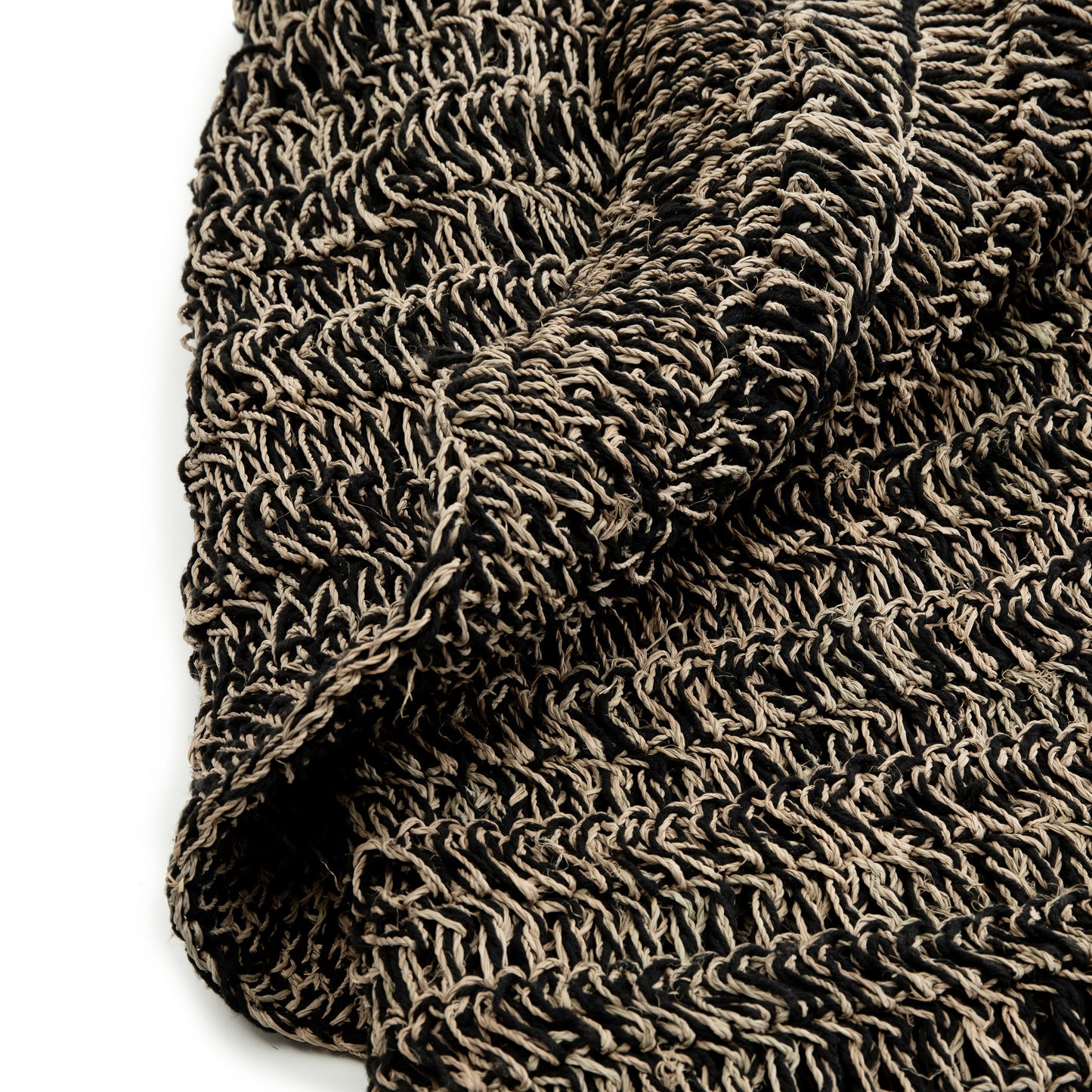 de seagrass tapijt - naturel zwart - 180x240