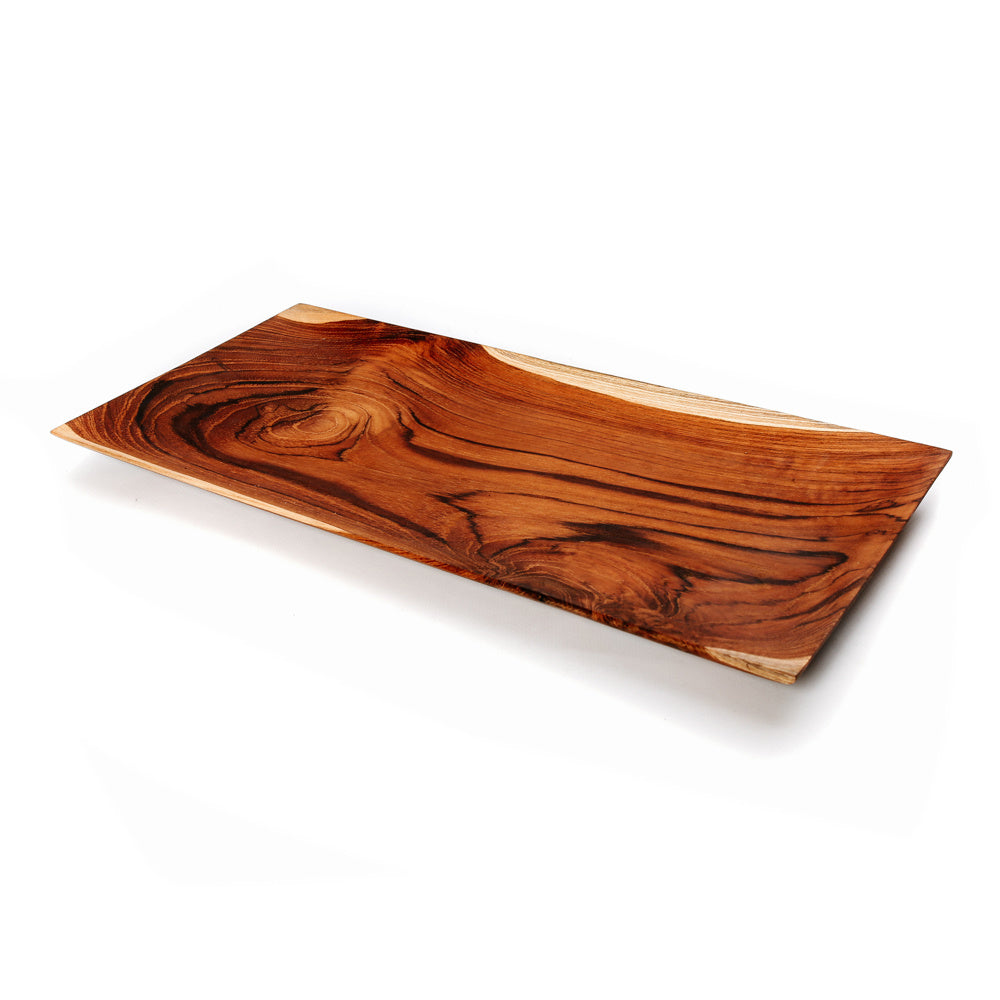 the teak root sushi plate - l