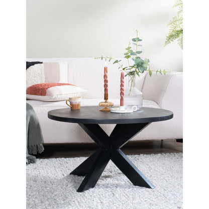 Bob coffee table - Black mango wood