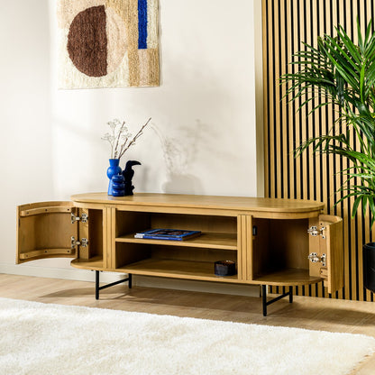 Tv-meubel 2D, 155 cm, B180 naturel