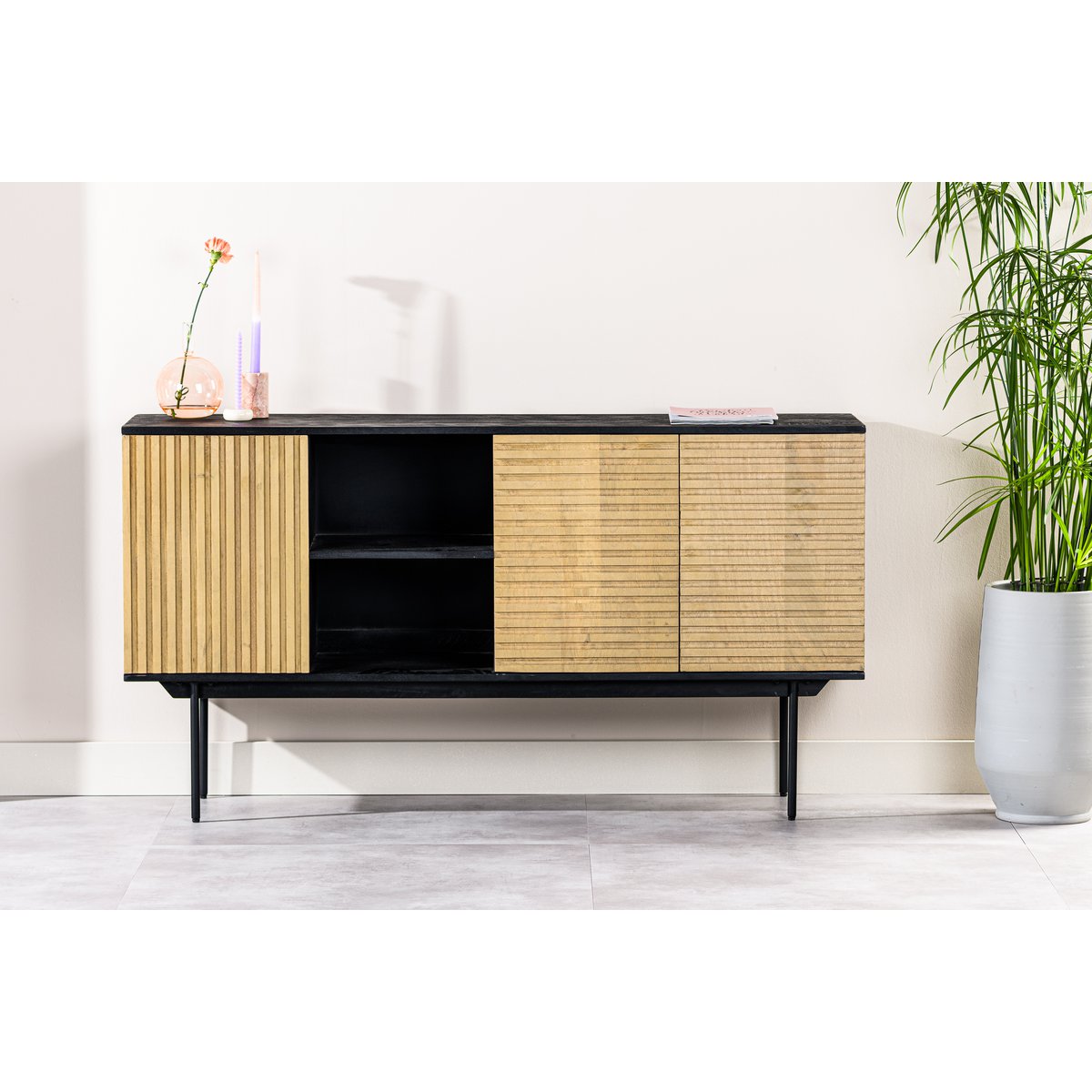 sideboard 2d, 160 cm, w180 natural