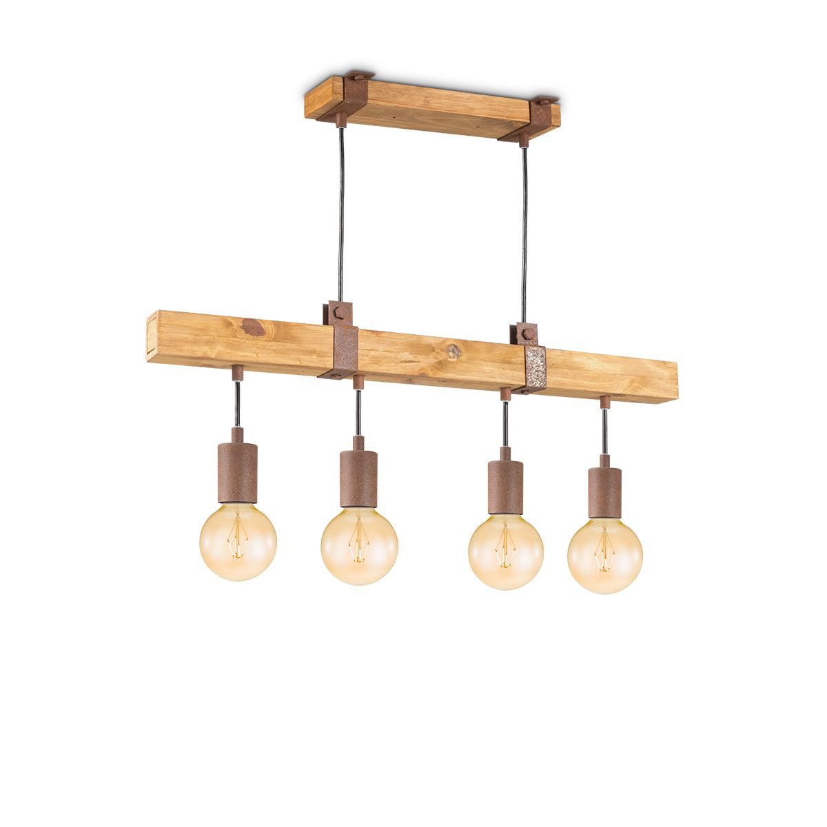 home sweet home hanging lamp denton - wood - 70x14x128cm