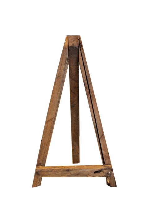 photo frame stand extra large - old teak