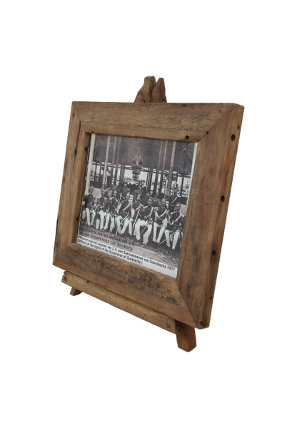 Photo frame stand extra large - old teak