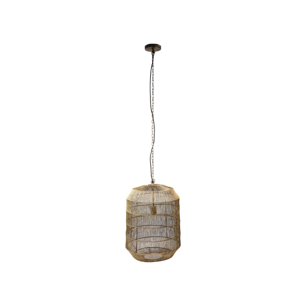 hanging lamp marbella - ø40x61 - gold - metal