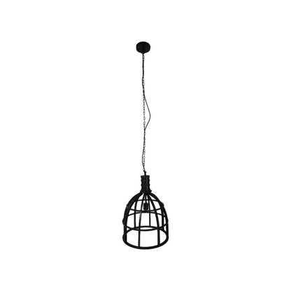 Hanglamp -  ø40x50 - zwart - metaal