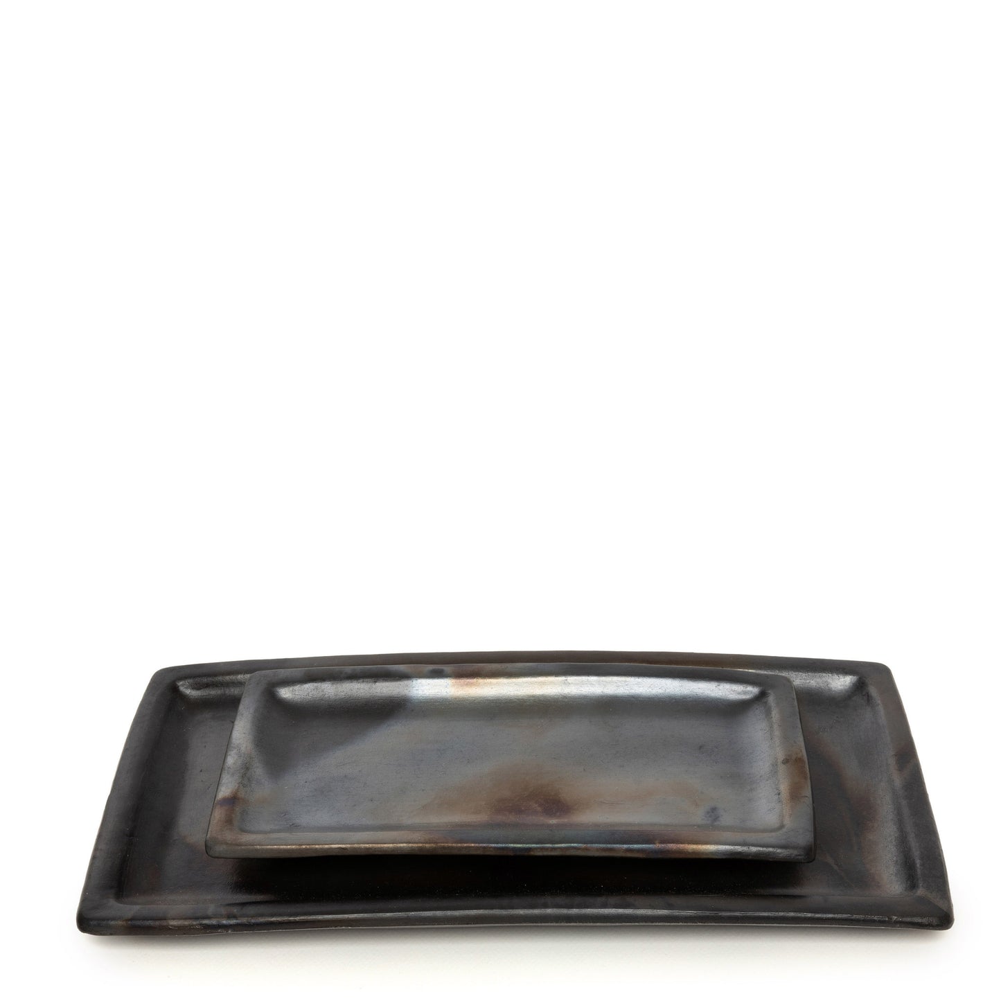 the burned sushi plate - black - m