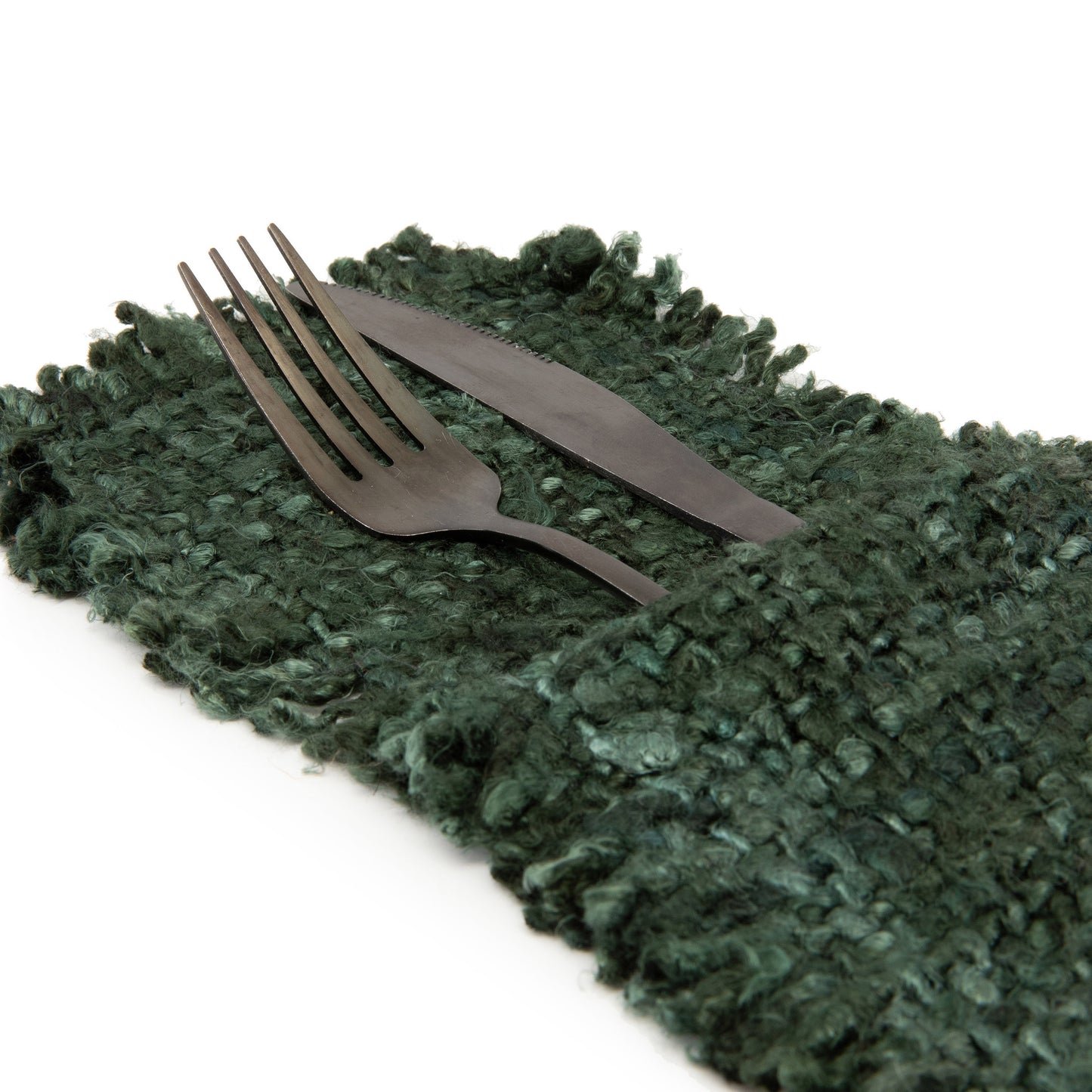 the oh my gee cutlery bag - dark green - set of 4