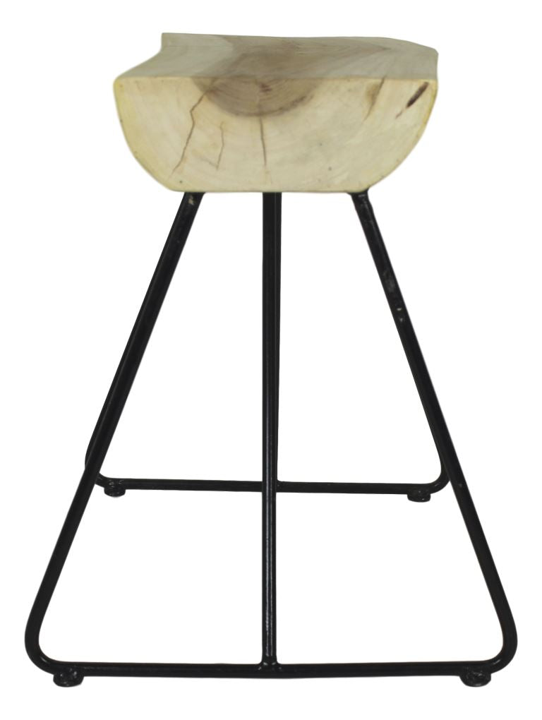 stool - munggur/iron - natural