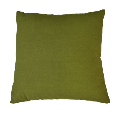 Decorative cushion with print - 45x45 - Olive green/gold - Velvet