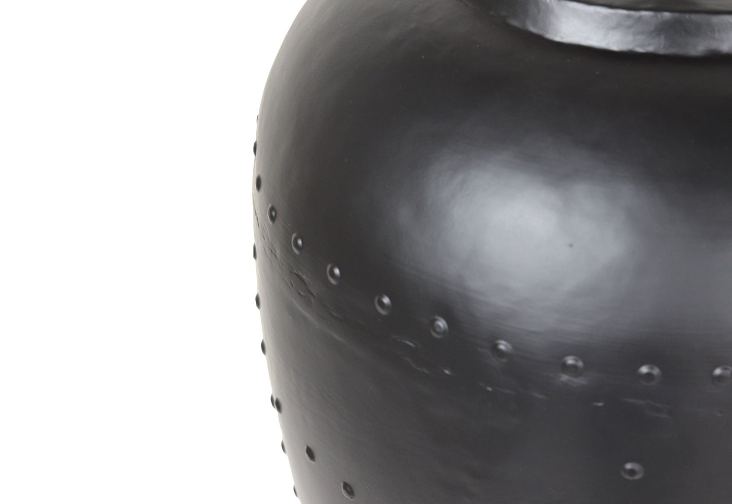 tafellamp met nagels - 36x36x50 - zwart - metaal