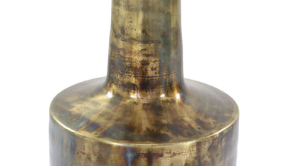 Vaas Bergamo large - ø24x75 - Messing antiek goud - Metaal