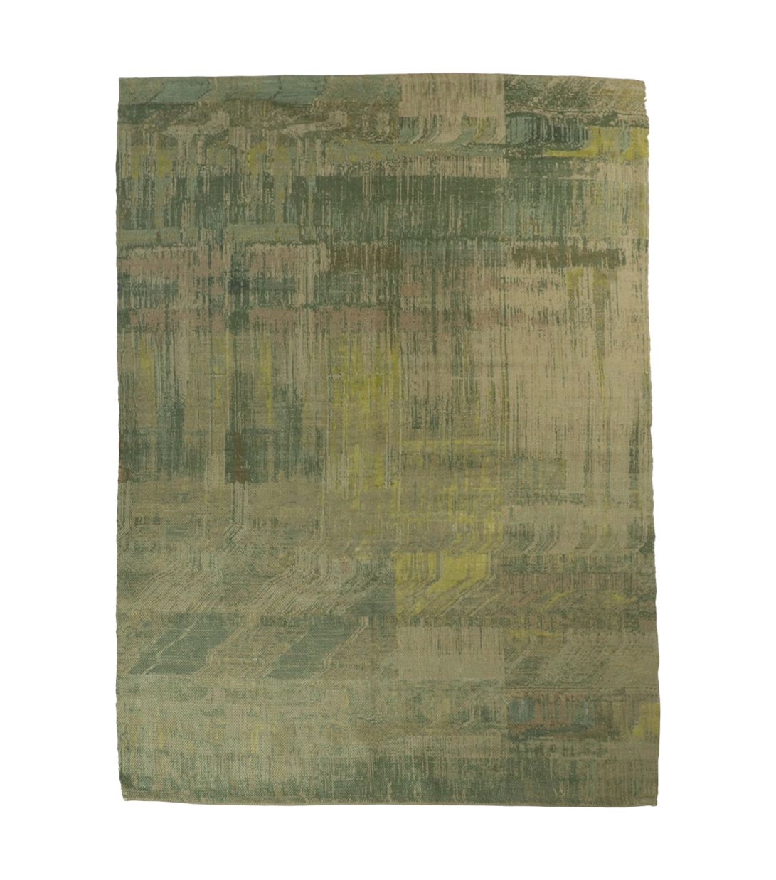 graphic rug - 120x180 - blue/yellow/pink/green - polyester