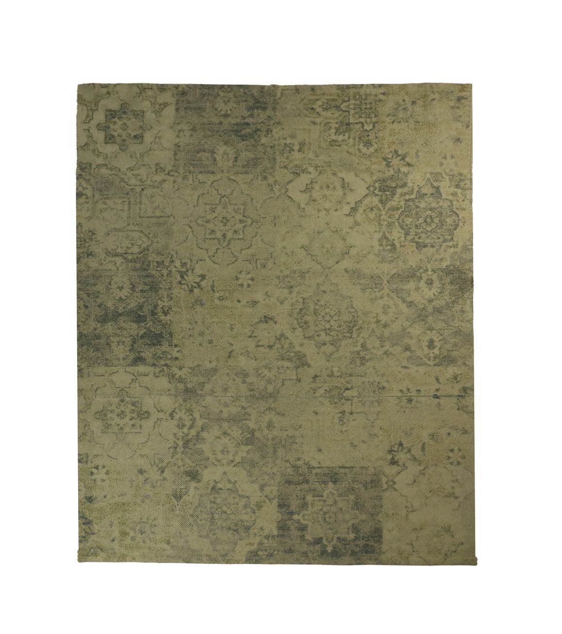 rug patchwork - 120x180 - beige/yellow/green/blue - polyester