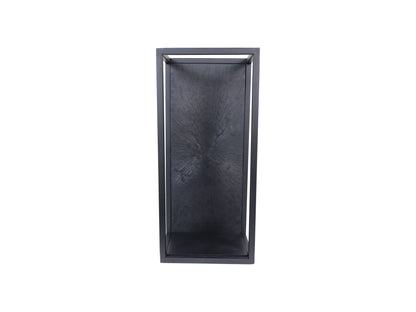 Wall box Fletcher - 25x18x55 - Black - Iron/Aluminium/Mango wood