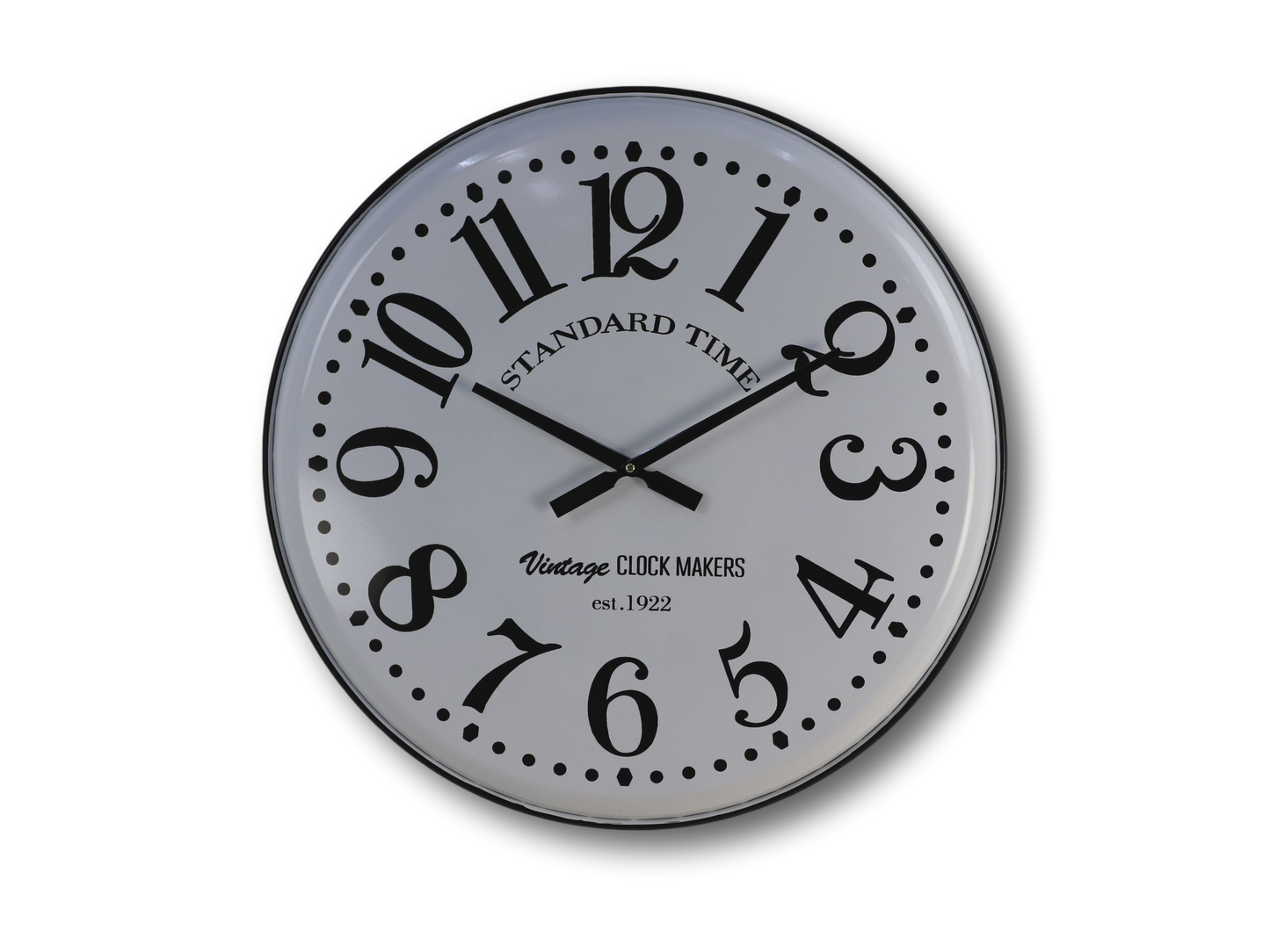 wall clock roman - ø62x5x62 - white - iron