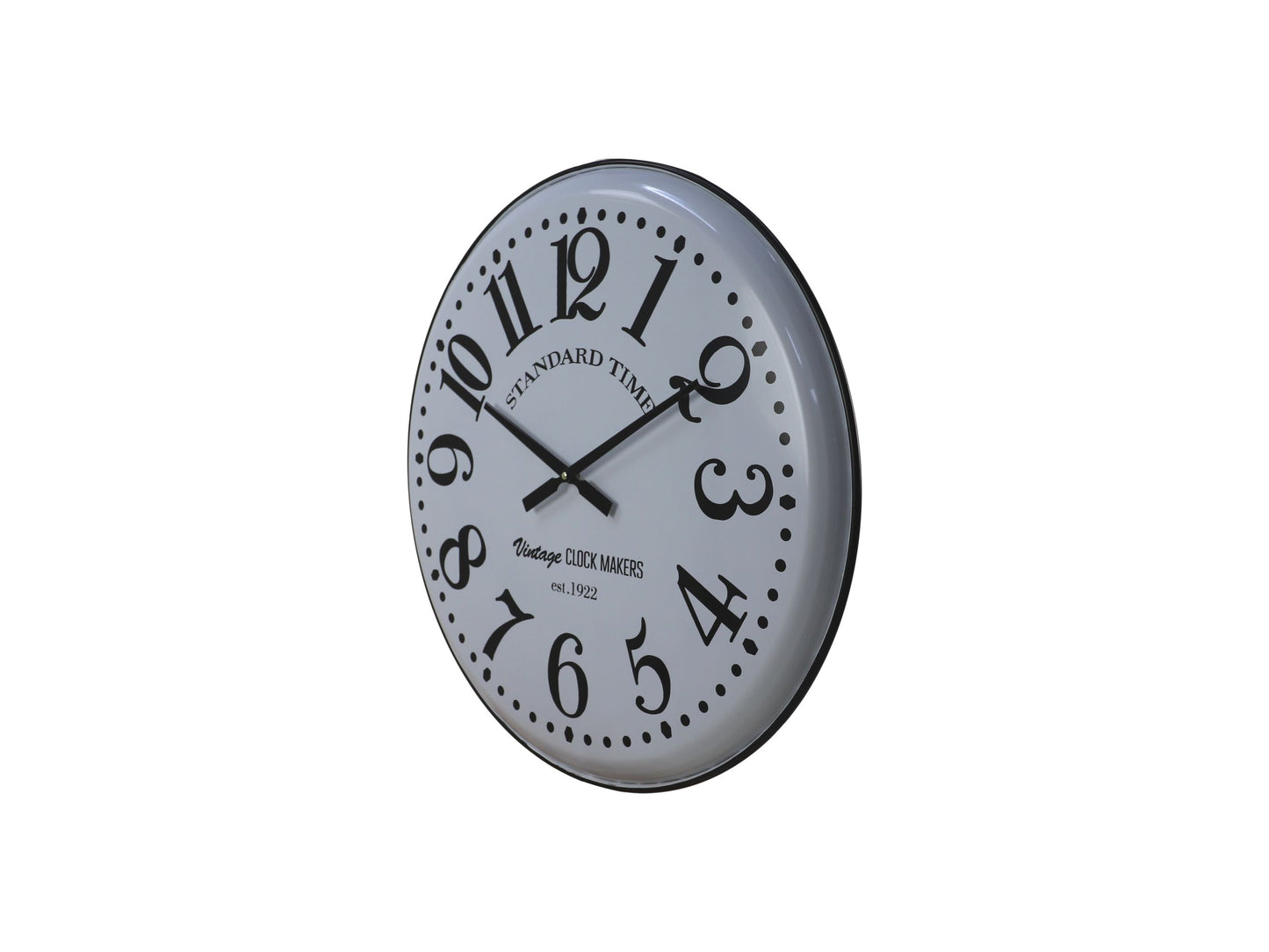 wall clock roman - ø62x5x62 - white - iron